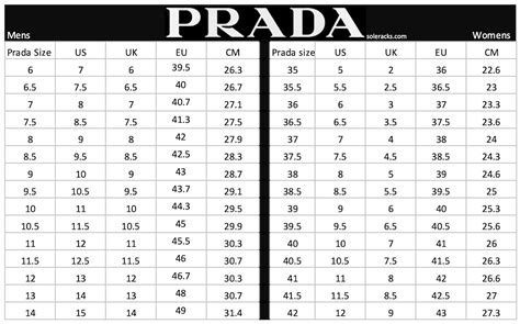 prada size chart men's|prada sneaker size chart.